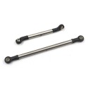 YEAH RACING STAINLESS STEEL STEERING LINK 2PCS FOR TAMIYA CC-02