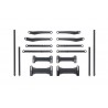 TAMIYA CC-02 J PARTS (BODY MOUNTS) 2Pcs