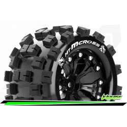 LOUISE RC - MT-MCROSS - 1-10 MT Tire Set - 2.8 Wheels - Hex 12mm