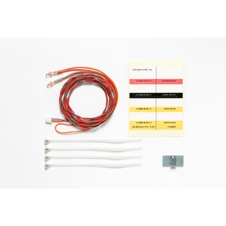 TAMIYA LED LIGHT FOR MFC RED 1100Mm 3Mm Red Cable