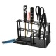 RCPARTS SOPORTE HERRAMIENTAS CON BANDEJA TORNILOS NEGRA 194X110X89MM