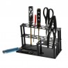 RCPARTS SOPORTE HERRAMIENTAS CON BANDEJA TORNILOS NEGRA 194X110X89MM