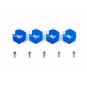 TAMIYA CLAMP TYPE ALUM WHEEL HUBS Narrow Tread / 4Pcs