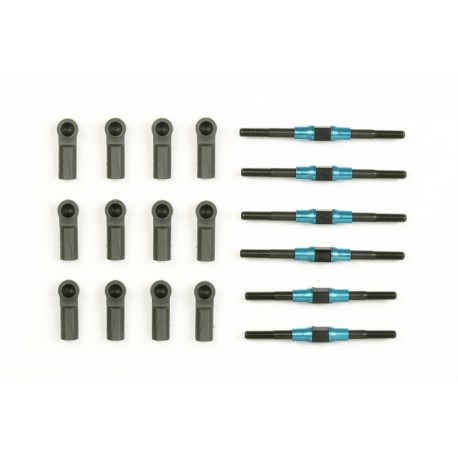TAMIYA DF-03  HARD TURNBUCKLE SHAFT SET 