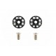 TAMIYA ALUMINUM WING WASHERS Black