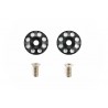 TAMIYA ALUMINUM WING WASHERS Black
