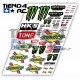 SUNOCO DECAL SET