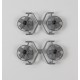 TAMIYA  Porsche 5 Spoke Wheel Cap