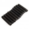 RUDDOG SCREW GRUB 3X12MM STEEL BLACK (10 PCS)