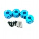 HEXAGONOS DE RUEDA ALUMINIO 7.0 BLUE