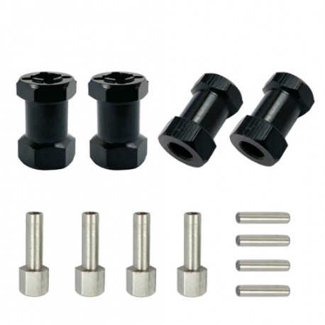 HEXAGONOS DE RUEDA ALUMINIO 20.0 BLACK