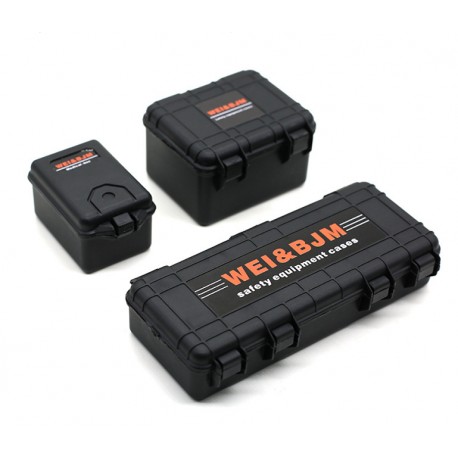 1/10 SCALE CRAWLER ACCESSORY TOOL CASES (3PCS)