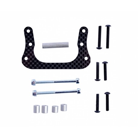 DT03 brace shock tower front carbon 2mm