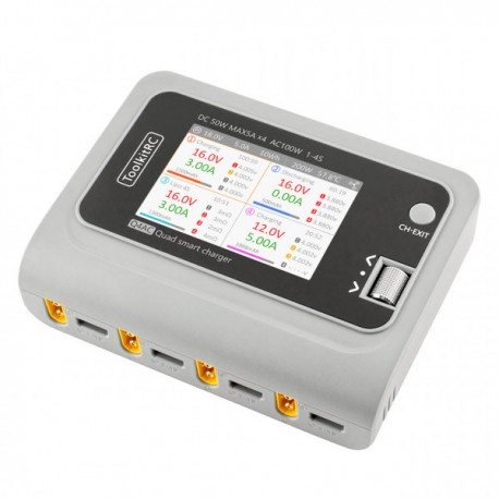 ToolkitRC Q4AC LiPo 1-4S 5A Quad Charger AC/DC
