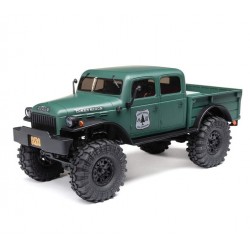 AXIAL SCX24 Dodge Power Wagon 1/24 4WD Rock Crawler Brushed RTR, Verde