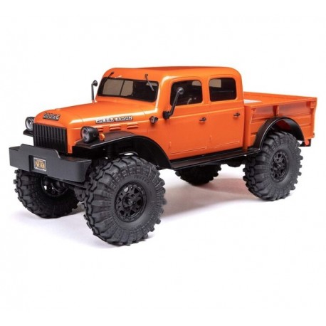 AXIAL SCX24 Dodge Power Wagon 1/24 4WD Rock Crawler Brushed RTR, Naranja