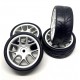 RIDE 1/10 SLICK TIRES PRECUT 24MM OFFICIAL FF CLASS 