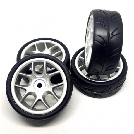 RIDE 1/10 SLICK TIRES PRECUT 24MM OFFICIAL FF CLASS 