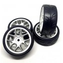 RIDE 1/10 SLICK TIRES PRECUT 24MM OFFICIAL FF CLASS 
