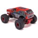 ARRMA 1/10 GORGON 4X2 MEGA 550 Brushed Monster Truck RTR with Battery & Charger, Red