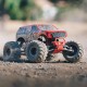 ARRMA 1/10 GORGON 4X2 MEGA 550 Brushed Monster Truck RTR with Battery & Charger, Red