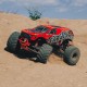 ARRMA 1/10 GORGON 4X2 MEGA 550 Brushed Monster Truck RTR with Battery & Charger, Red