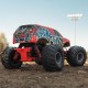 ARRMA 1/10 GORGON 4X2 MEGA 550 Brushed Monster Truck RTR with Battery & Charger, Red