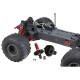 ARRMA 1/10 GORGON 4X2 MEGA 550 Brushed Monster Truck RTR with Battery & Charger, Red