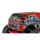 ARRMA 1/10 GORGON 4X2 MEGA 550 Brushed Monster Truck RTR with Battery & Charger, Red