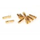 RUDDOG 5mm Gold Cooling Head Bullet Plugs (10pcs)