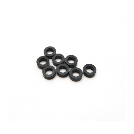 Hiro Seiko 3mm Alloy Spacer Set (2.0mm) [Black]