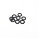 Hiro Seiko 3mm Alloy Spacer Set (1.0mm) [Black]