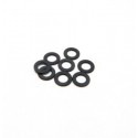 Hiro Seiko 3mm Alloy Spacer Set (1.0mm) [Black]