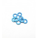 Hiro Seiko 3mm Alloy Spacer Set (0.5mm) [T-Blue]