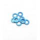 Hiro Seiko 3mm Alloy Spacer Set (1.0mm) [Y-Blue]
