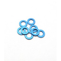 Hiro Seiko 3mm Alloy Spacer Set (1.0mm) [Y-Blue]