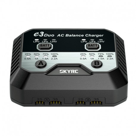 SKYRC E3 DUO AC LIPO/LIFE/LIHV-2/3S 2,2A 240V AC