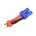 ADAPTADOR T-PLUG MACHO  A EC-5 HEMBRA (con cable 12awg)