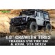 LOUISE CR-CHAMP 1:24 CRAWLER TIRES SUPER SOFT FOR 1.0" RIMS 1 PAIR