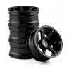 AUSTAR ALU TE37 DRIFT RIMS BLACK OFF+6 (4 PCS)