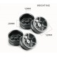 AUSTAR ALU TE37 DRIFT RIMS BLACK OFF+6 (4 PCS)