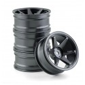 AUSTAR ALU TE37 DRIFT RIMS TITANIUM OFF+6 (4 PCS)