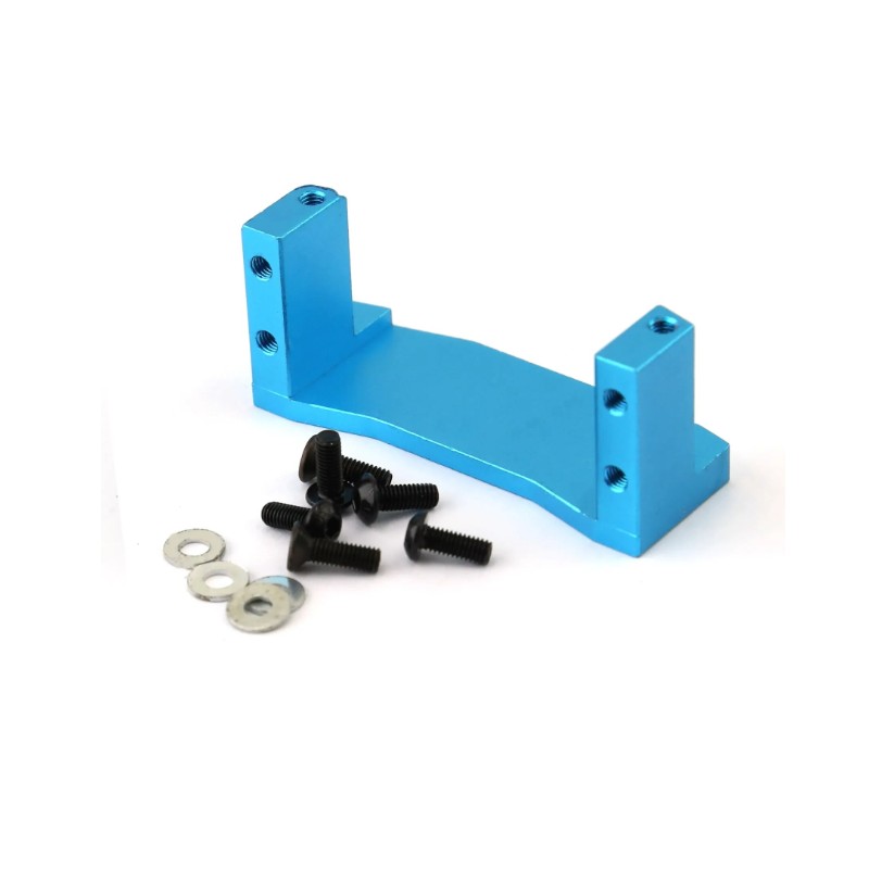 1X(2Pcs Metal Battery Plate Mount Fixing Bracket For TT-02 TT02 1/10 RC Car Upgr