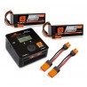 SPEKTRUM Smart Powerstage 8S Surface Bundle: 5000mAh 4S LiPo Battery (2) / S2100 Charger