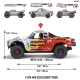 ARRMA 1/8 Mojave 4WD 4S BLX Desert Truck RTR Blanco