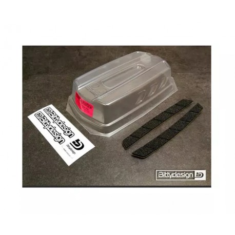 BITTYDESIGN CAR STAND LEXAN TRANSPARENTE 1/10 ON ROAD