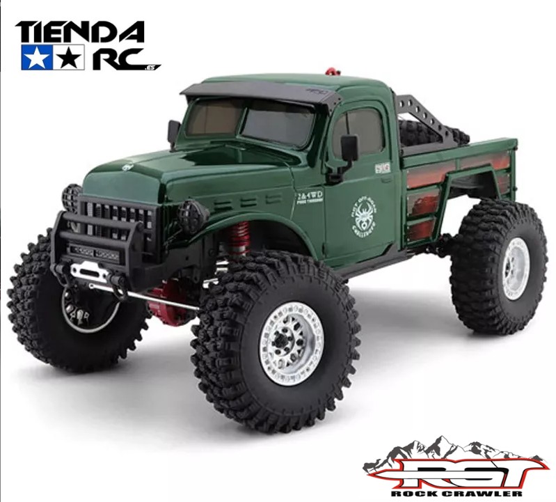 RGT CHALLENGER 4x4 RTR 1:10 WATERPROOF TRAIL CRAWLER GREEN - Tienda RC