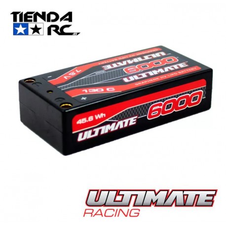 ULTIMATE GRAPHENE HV LiPo BATTERY SHORTY 7.6v. 6000mAh 130C