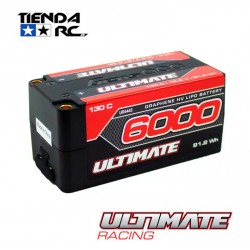 ULTIMATE GRAPHENE HV LiPo BATTERY SHORTY 15.2v. 6000mAh 130C
