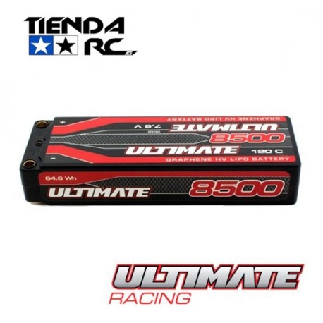 ULTIMATE GRAPHENE HV LIPO STICK 8500 7.6V 120C 5MM TUBES
